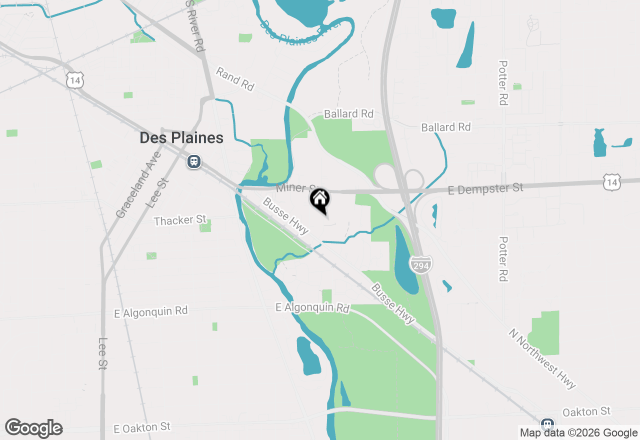 Map of 920 Parkview Lane, Des Plaines, IL 60016