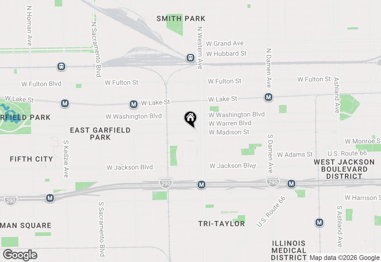 Map of 2442 W Madison Street #1, Chicago, IL 60612