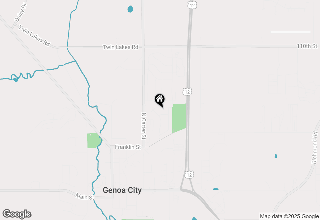 Map of 855 Hunters Ridge Dr, Genoa City, WI 53128