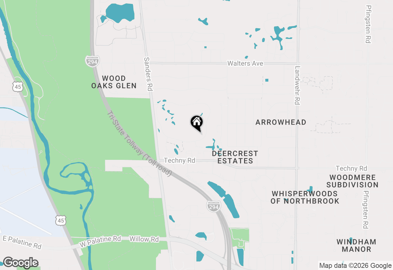 Map of 3810 Mission Hills Road #107, Northbrook, IL 60062