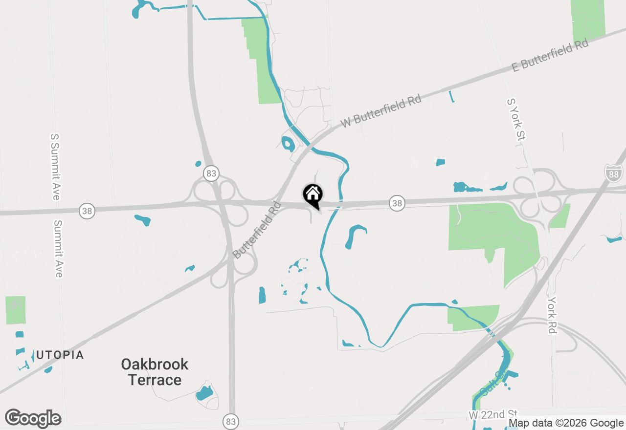 Map of 1S045 Spring Road #H2, Oakbrook Terrace, IL 60181