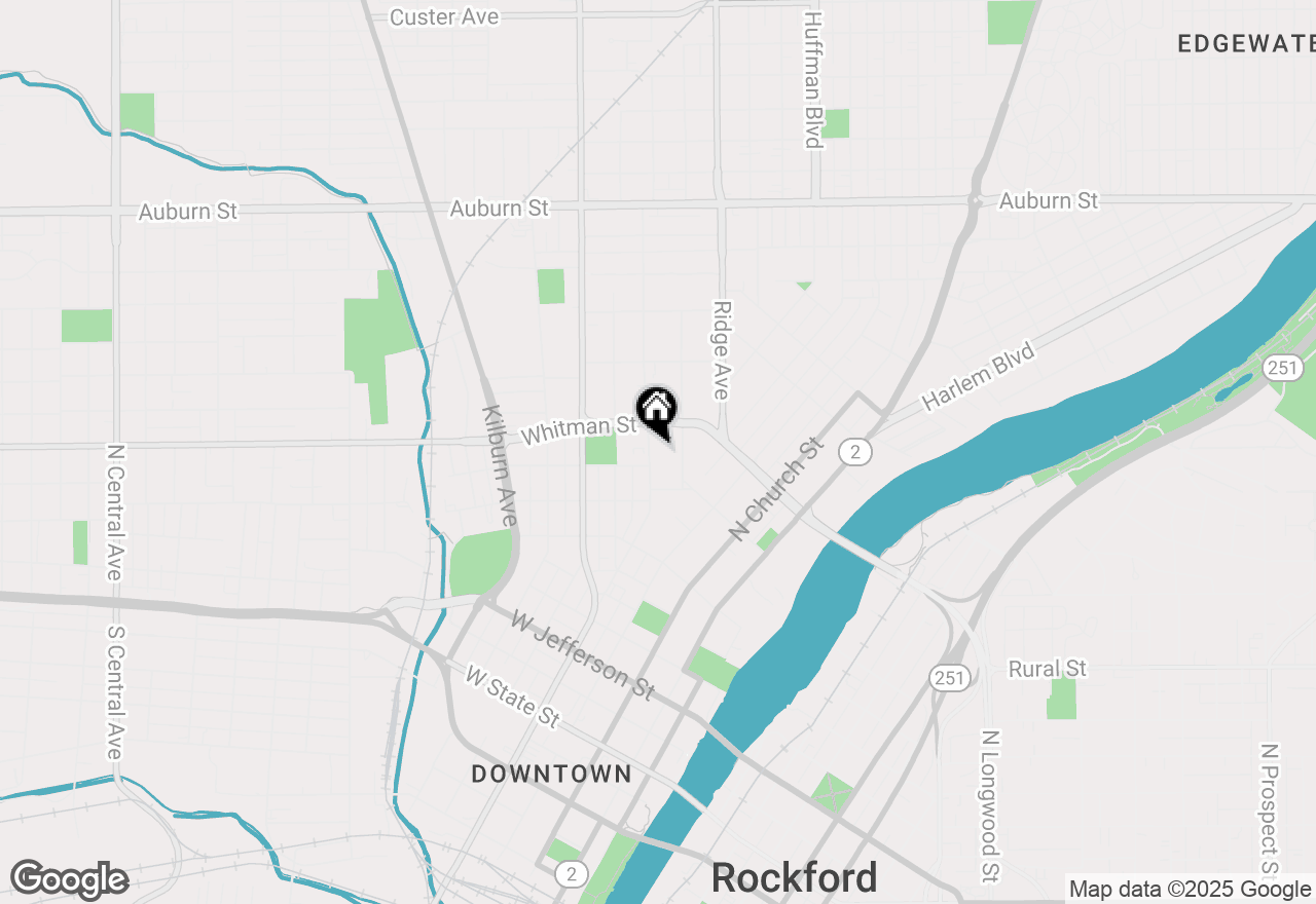 Map of 809 N Winnebago Street, Rockford, IL 61103