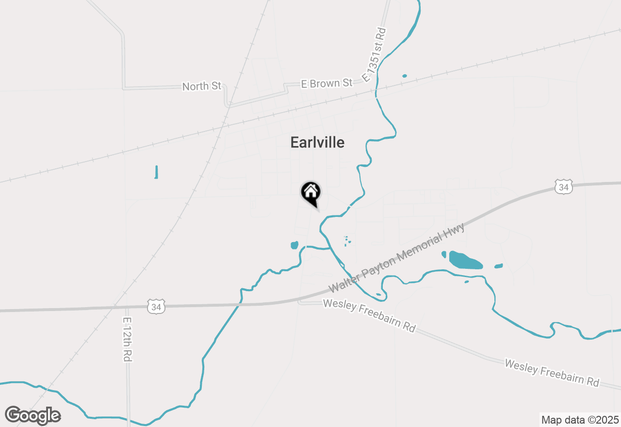 Map of 816 S Ottawa Street, Earlville, IL 60518
