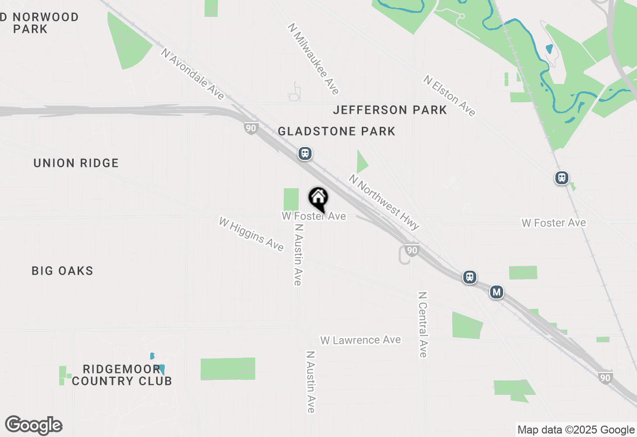 Map of 5919 W Foster Avenue, Chicago, IL 60630