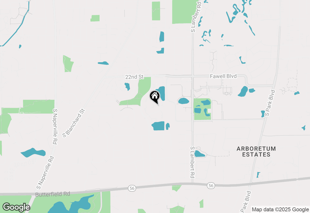 Map of 1601 Thames Court #A, Wheaton, IL 60189