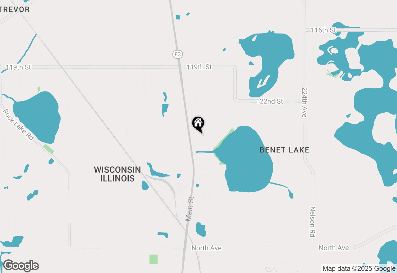 Map of 23607 125th St, Trevor, WI 53179