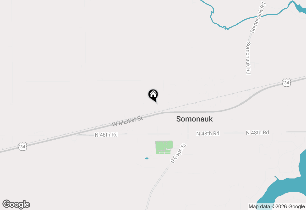 Map of 225 Morrow Street #D, Somonauk, IL 60552