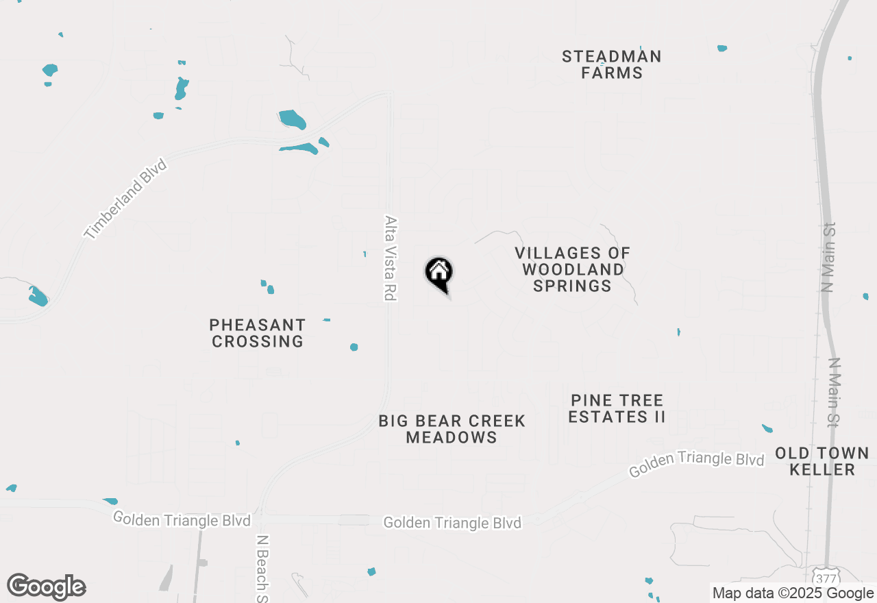 Map of 3833 Cedar Falls Drive, Fort Worth, TX 76244