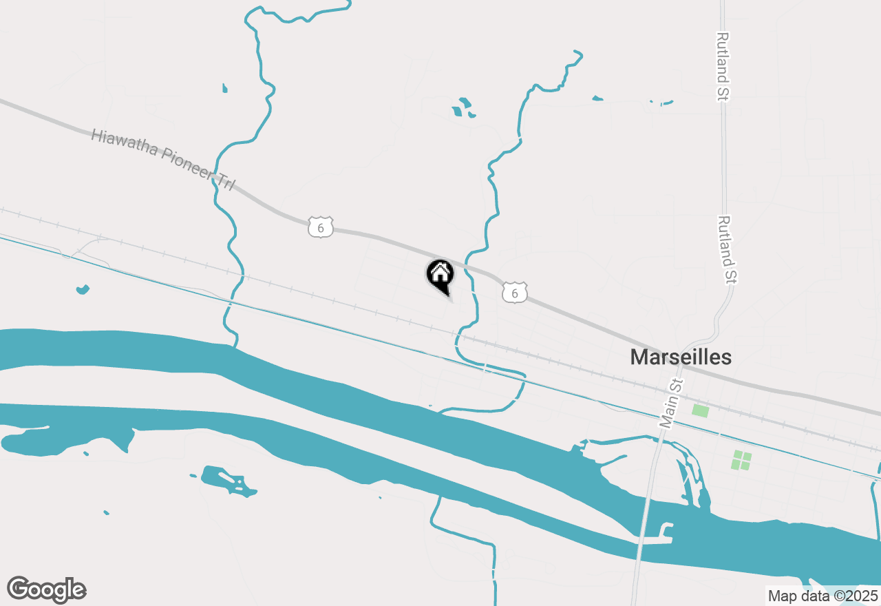 Map of 904 Magnolia Street, Marseilles, IL 61341