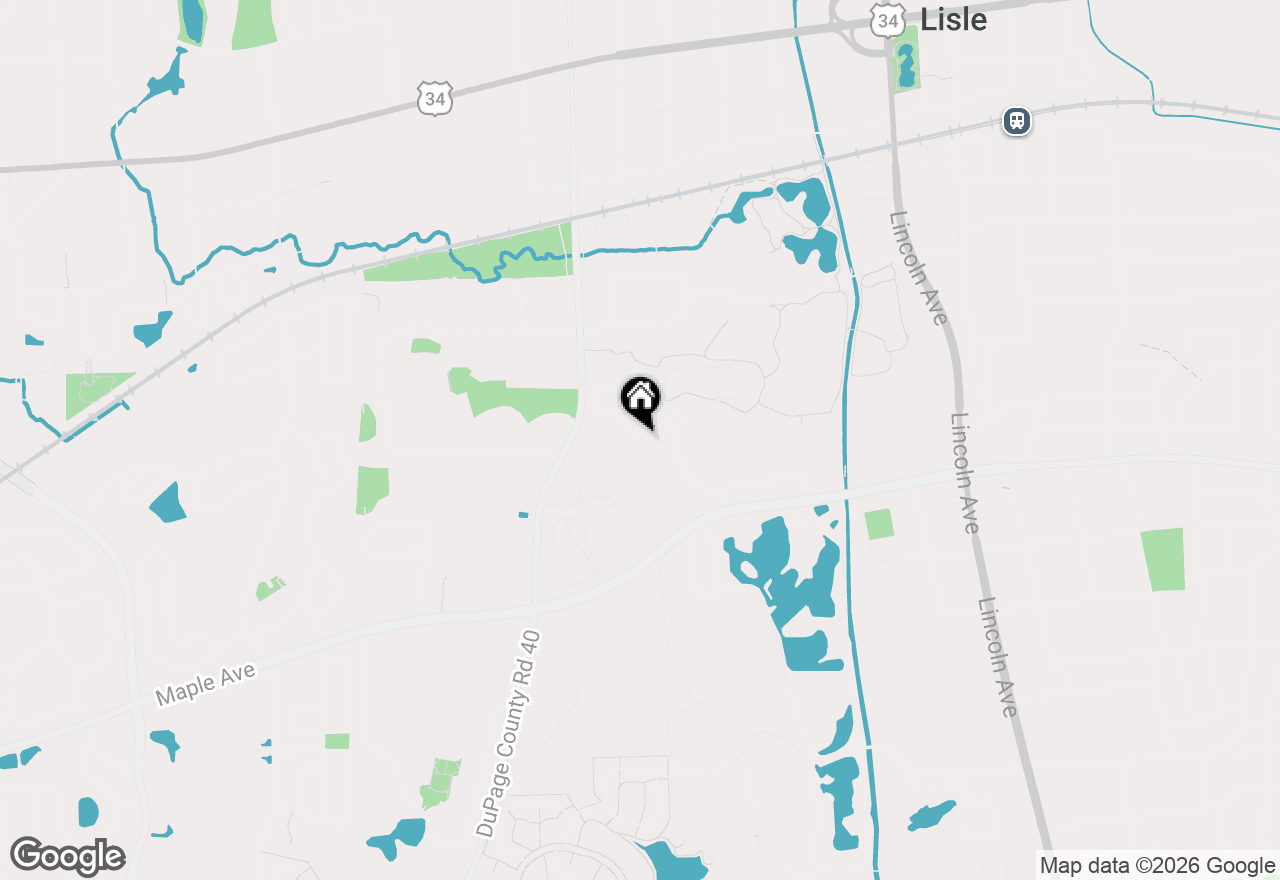 Map of 1857 Portsmouth Drive #D, Lisle, IL 60532