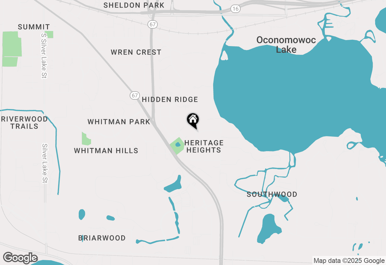 Map of 1134 Revere Dr, Oconomowoc, WI 53066