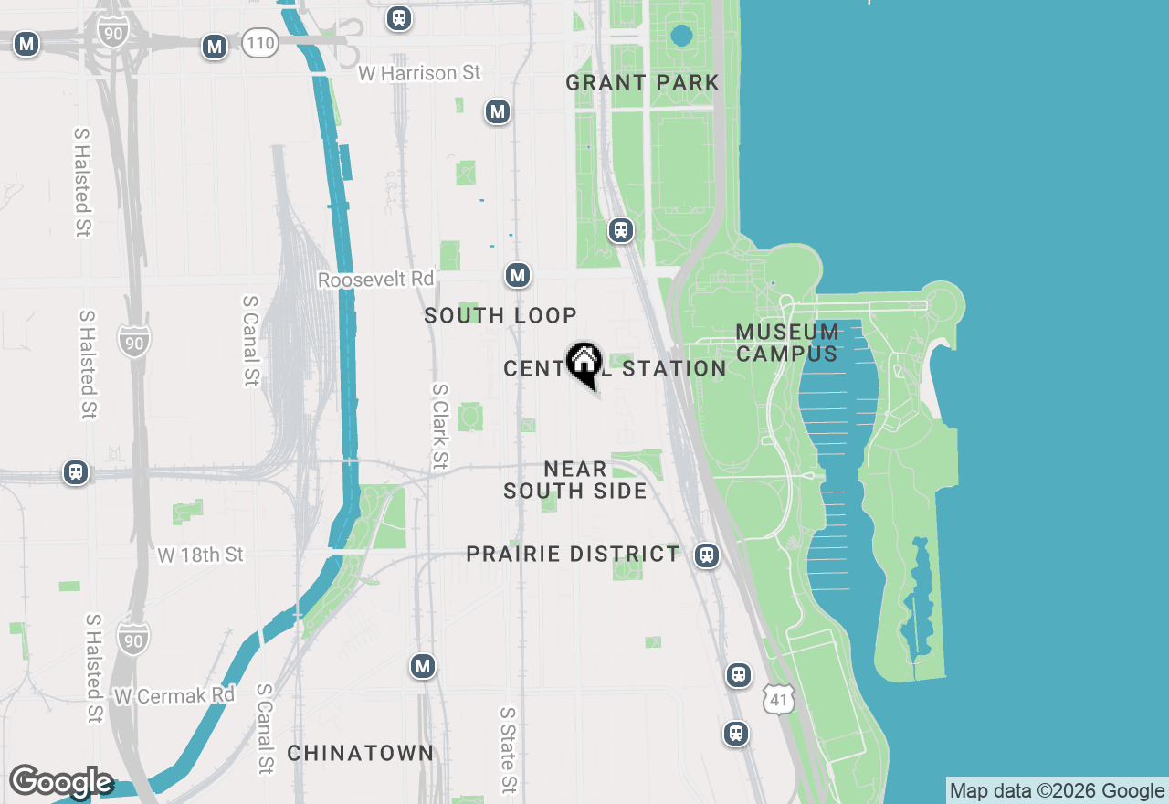 Map of 1439 S Michigan Avenue #212, Chicago, IL 60605