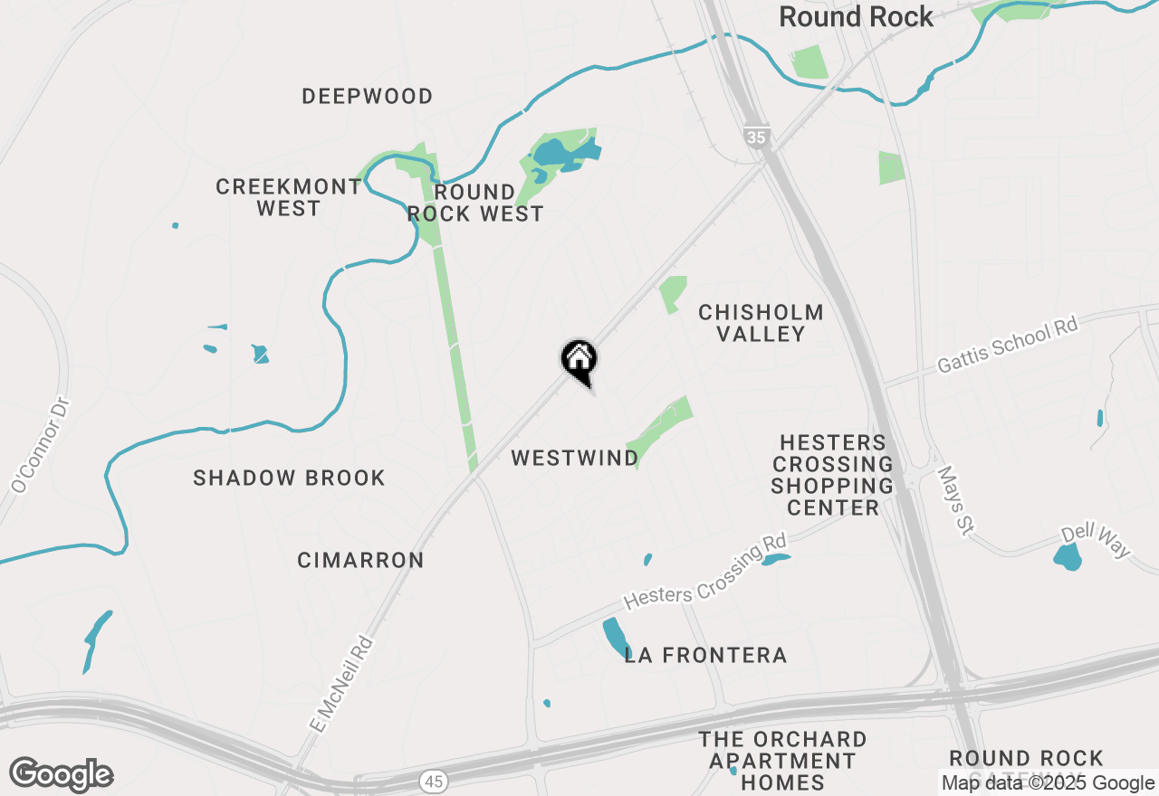 Map of 1029 Christopher Ave #A, Round Rock, TX 78681