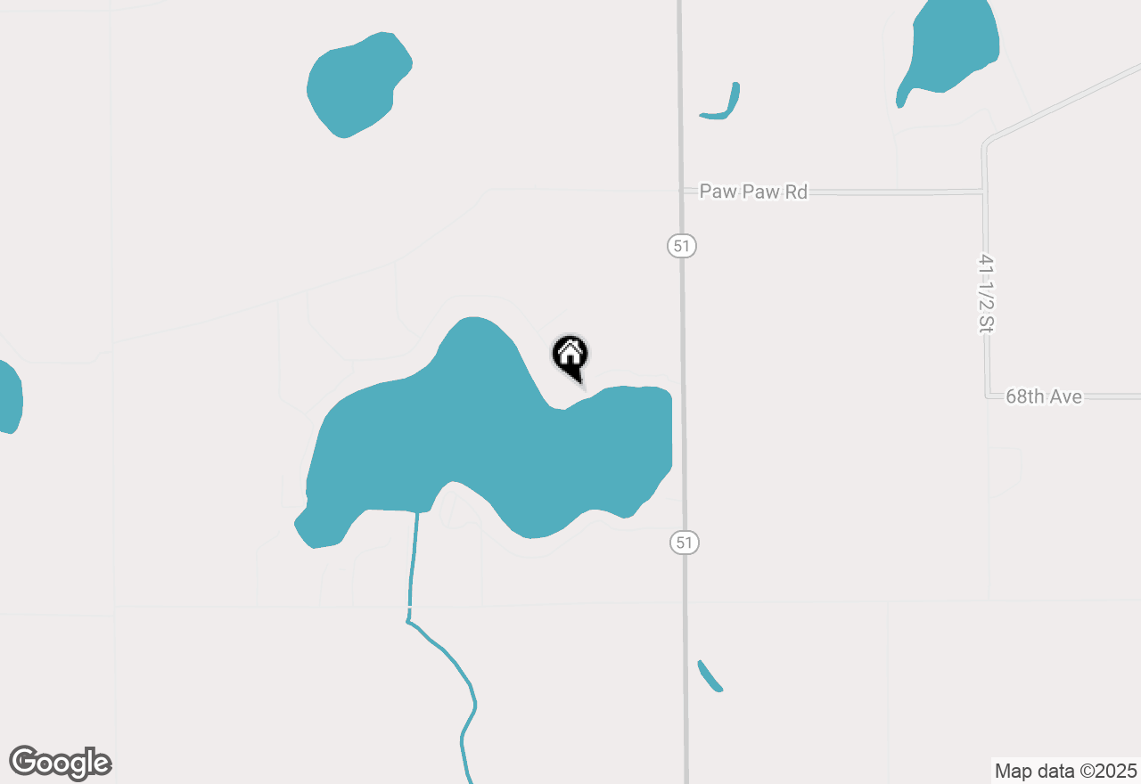 Map of 43535 Carla Drive, Paw Paw, MI 49079