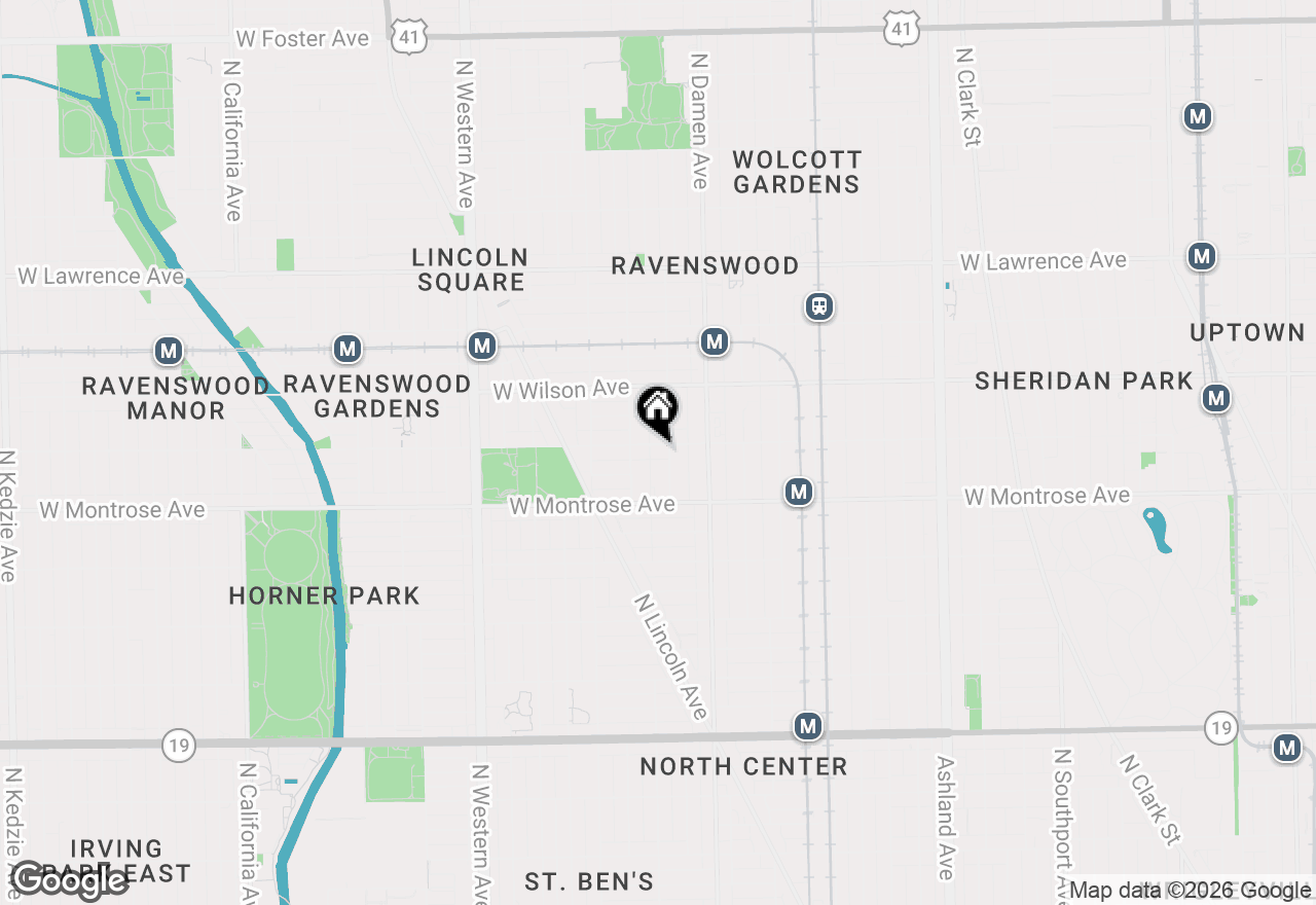 Map of 2109 W Sunnyside Avenue, Chicago, IL 60625