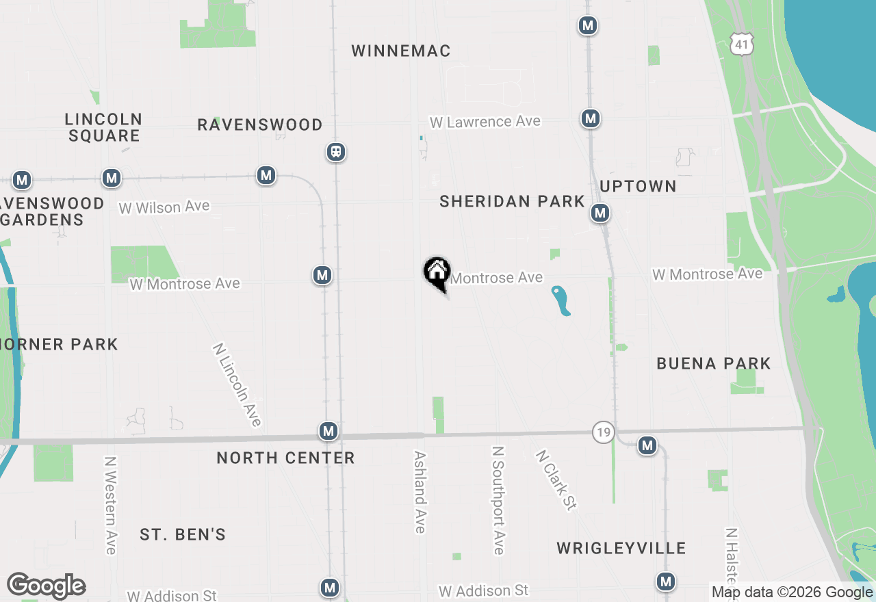 Map of 4322 N Greenview Avenue, Chicago, IL 60613