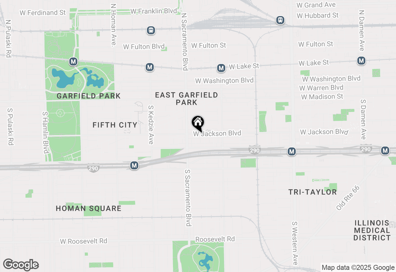Map of 2921 W Jackson Boulevard, Chicago, IL 60612