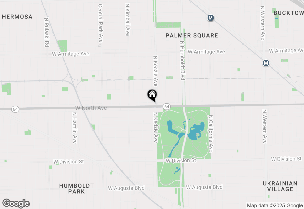 Map of 3216 W North Avenue #3, Chicago, IL 60647