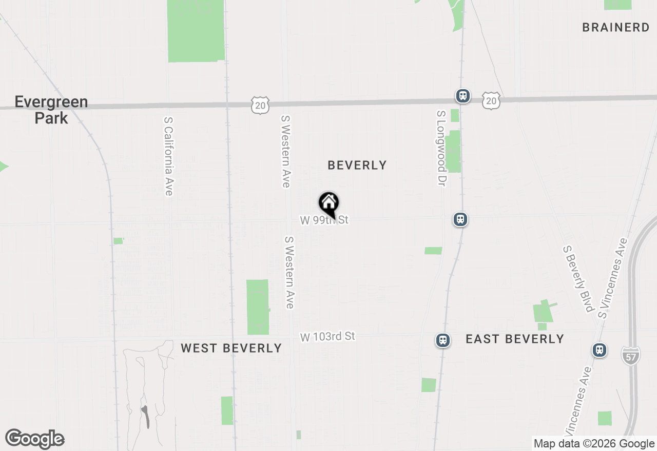 Map of 9908 S Bell Avenue, Chicago, IL 60643