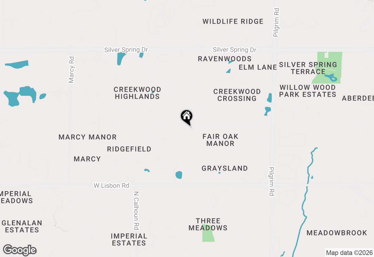Map of N51W16590 Fair Oak Ct, Menomonee Falls, WI 53051
