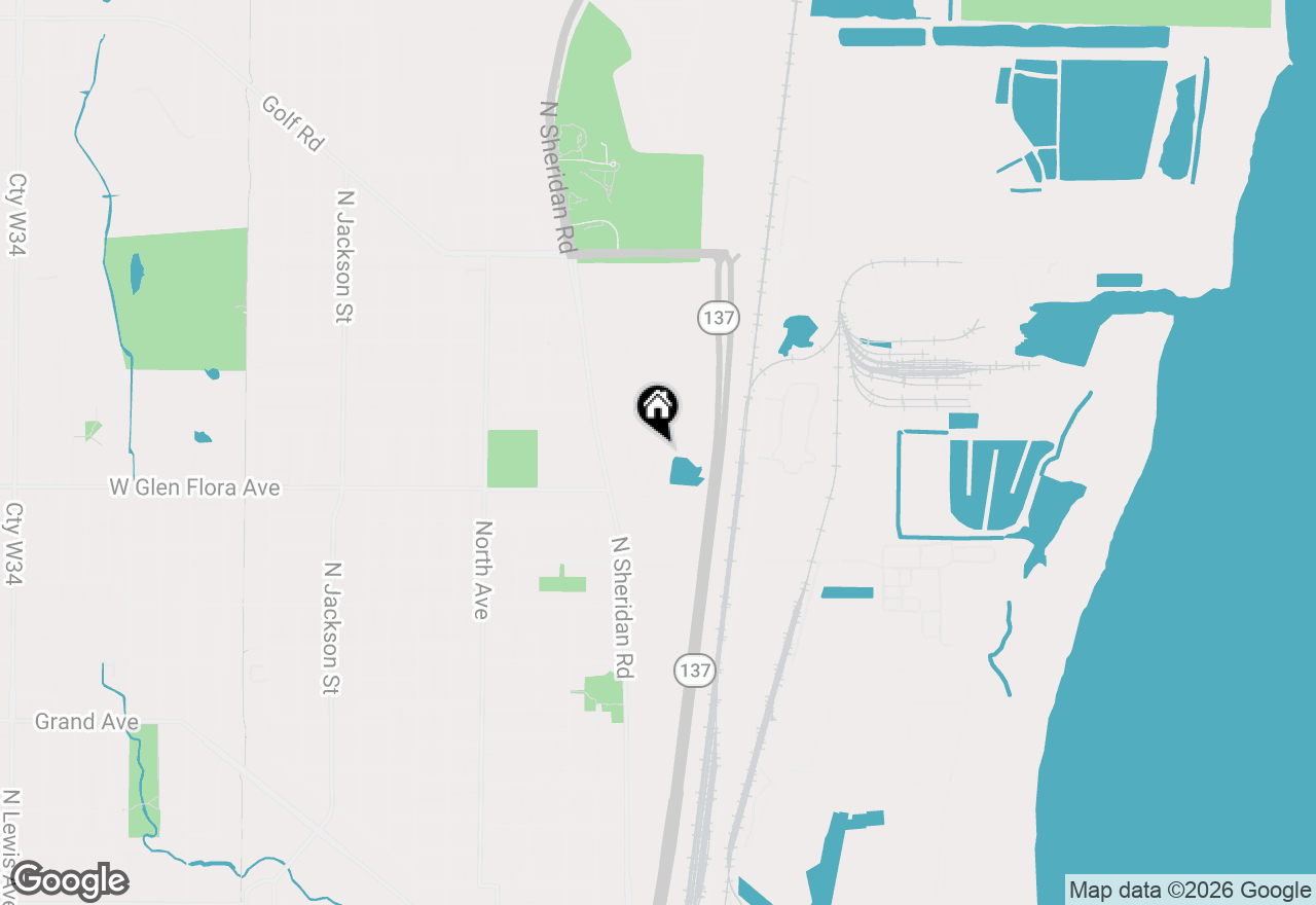 Map of 1329 Eastview Drive, Waukegan, IL 60085