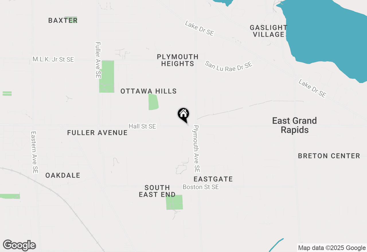 Map of 1725 Hall Street Se, Grand Rapids, MI 49506