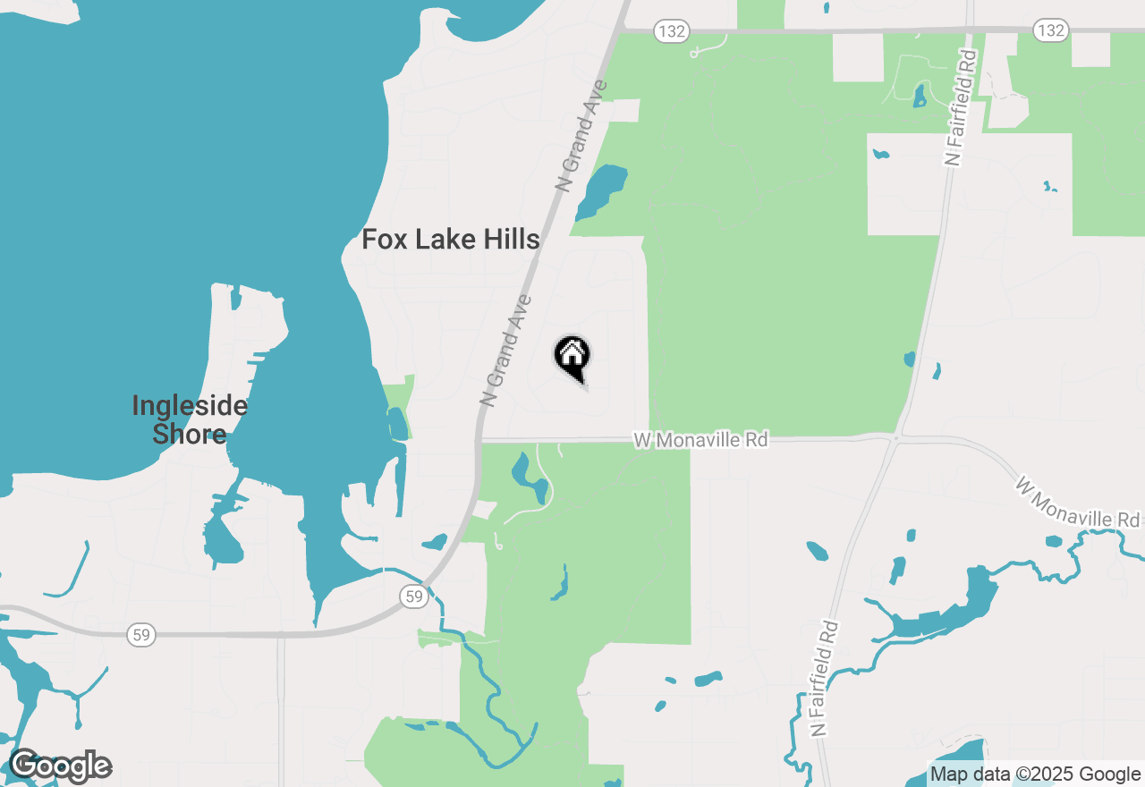 Map of 25283 W Timber Lane, Lake Villa, IL 60046