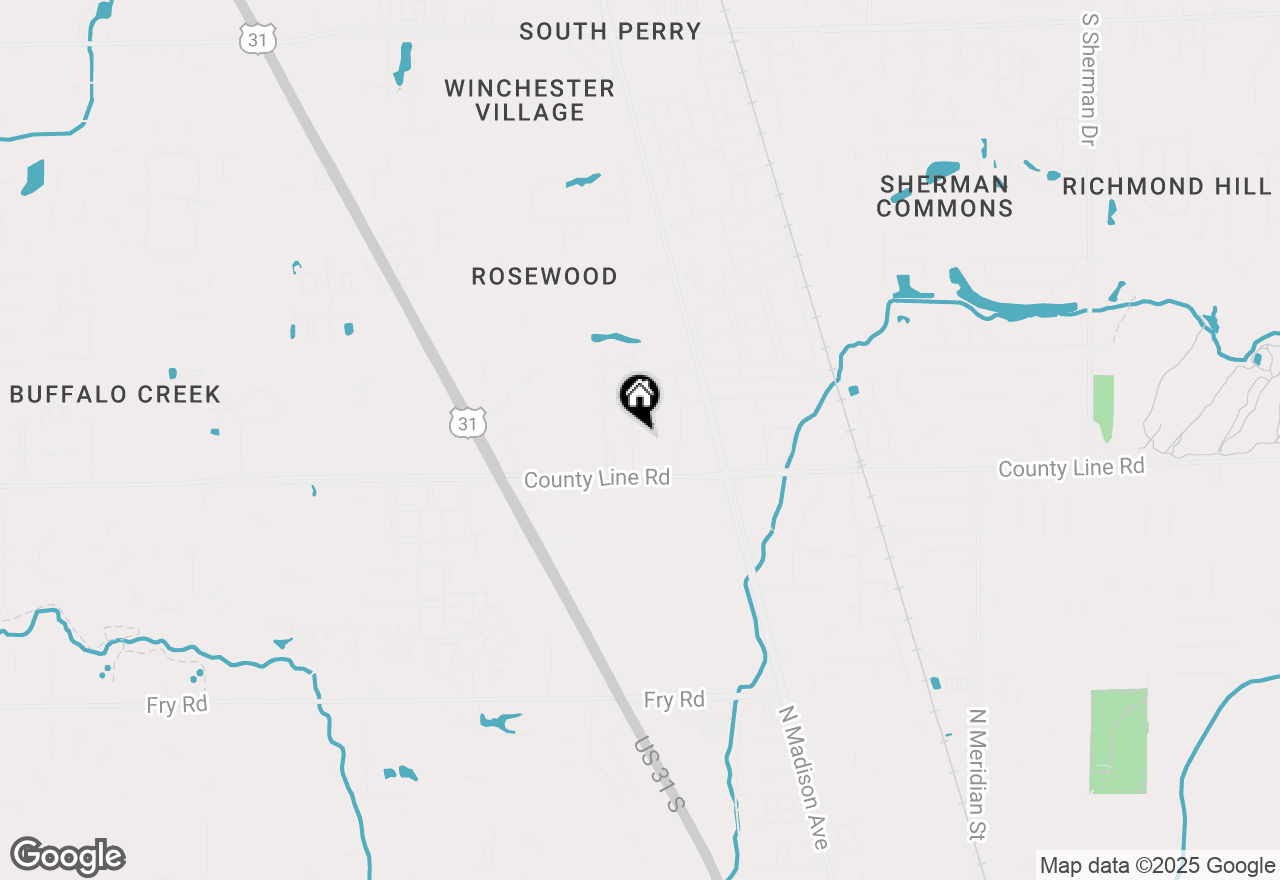 Map of 8915 S Keystone Avenue #D, Indianapolis, IN 46227