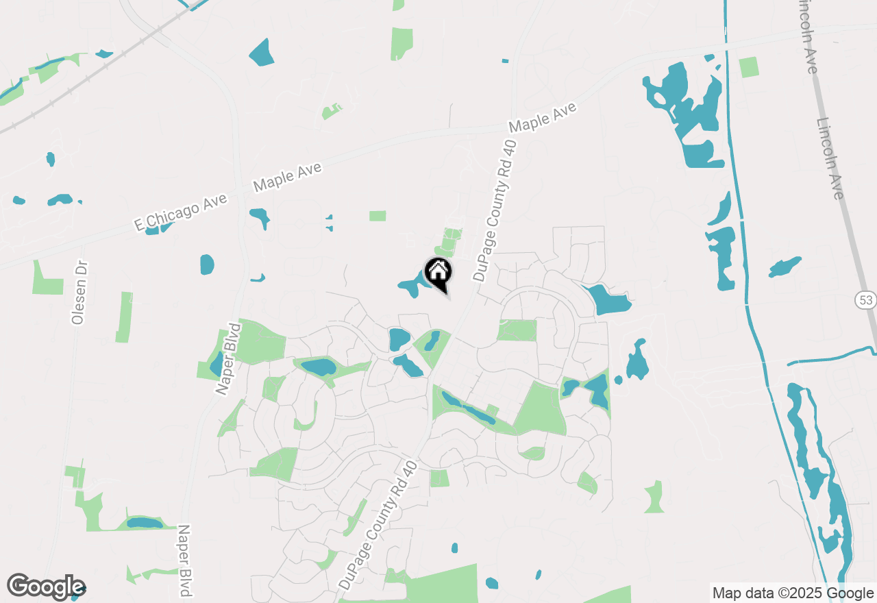 Map of 2264 Abbeywood Drive #B, Lisle, IL 60532