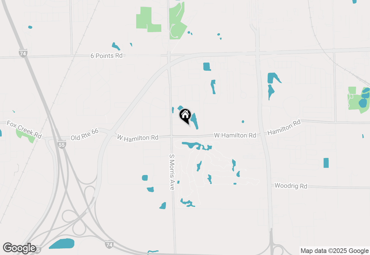 Map of 706 Heatherhill Road, Bloomington, IL 61704
