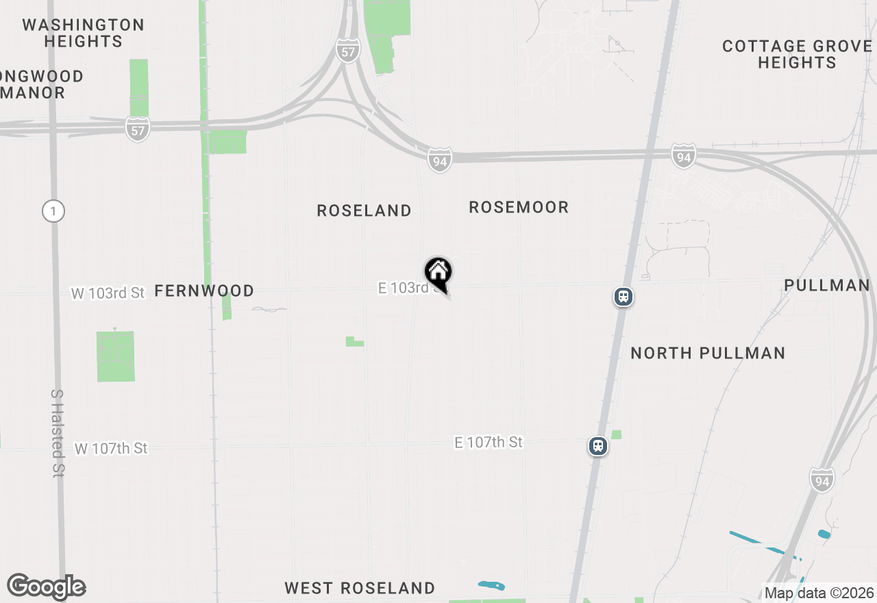 Map of 10320 S Indiana Avenue, Chicago, IL 60628