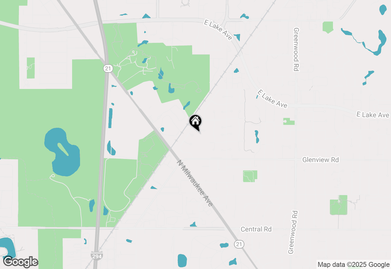 Map of 4004 Denice Court, Glenview, IL 60025