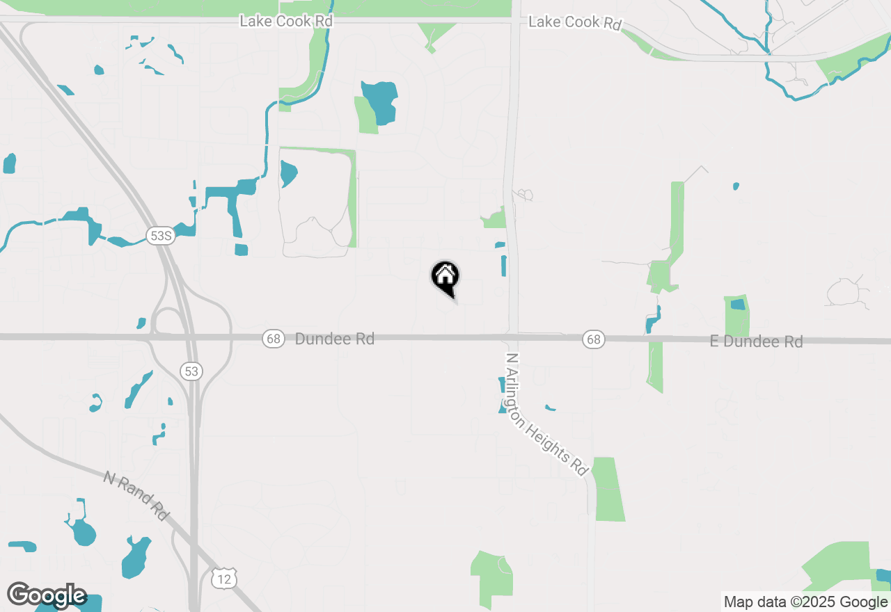Map of 889 Trace Drive #208, Buffalo Grove, IL 60089