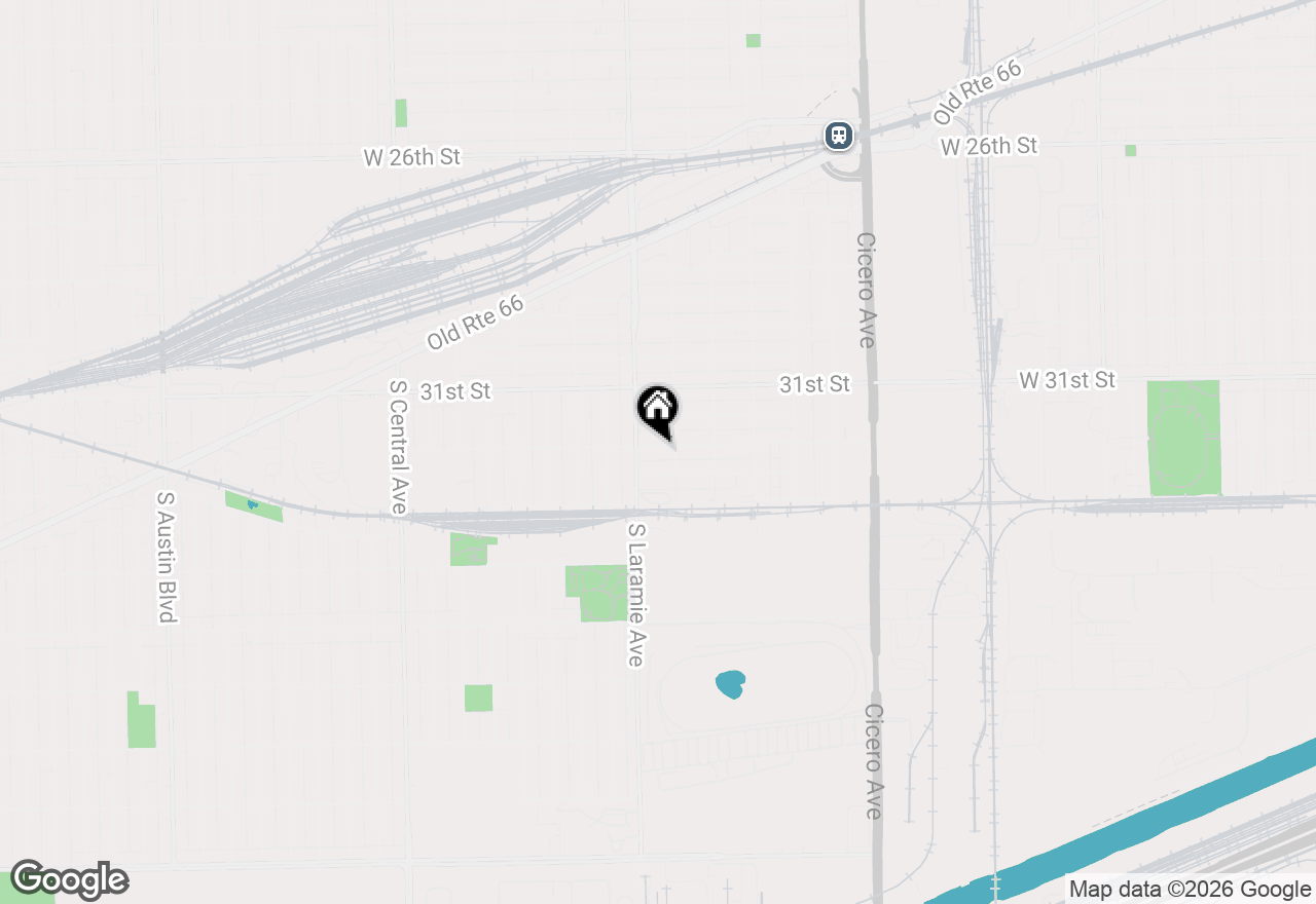 Map of 5113 W 32nd Street, Cicero, IL 60804