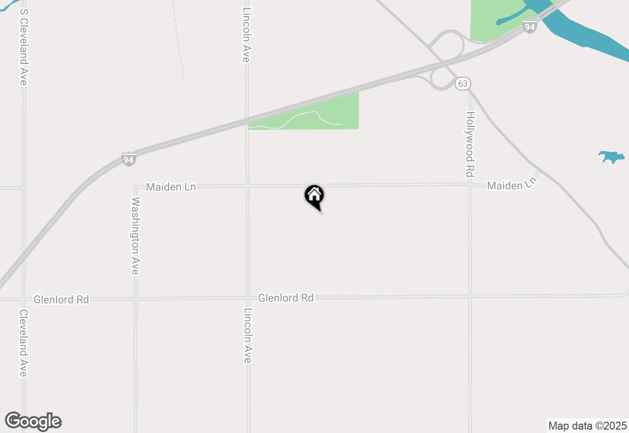 Map of 3813 Green Acre Drive, St Joseph, MI 49085