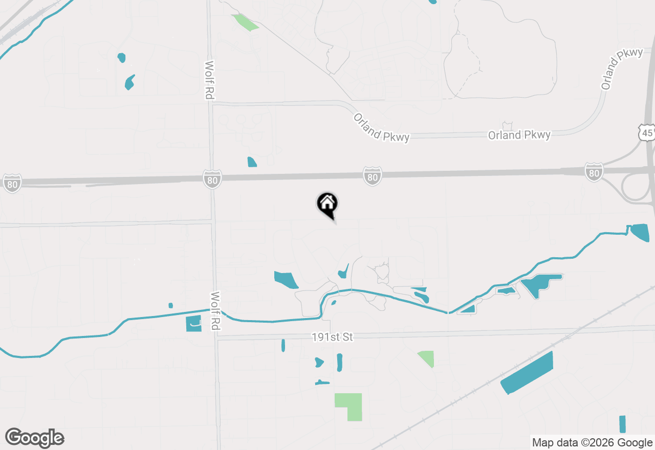 Map of 10804 Canterbury Drive, Mokena, IL 60448