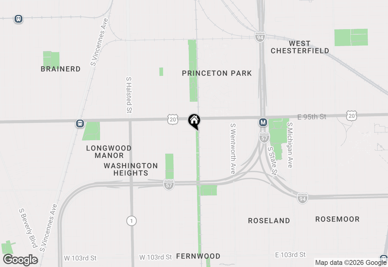 Map of (Address confidential), Chicago, Illinois 60628