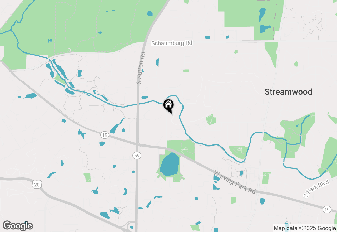 Map of 3 Taylor Court #B, Streamwood, IL 60107