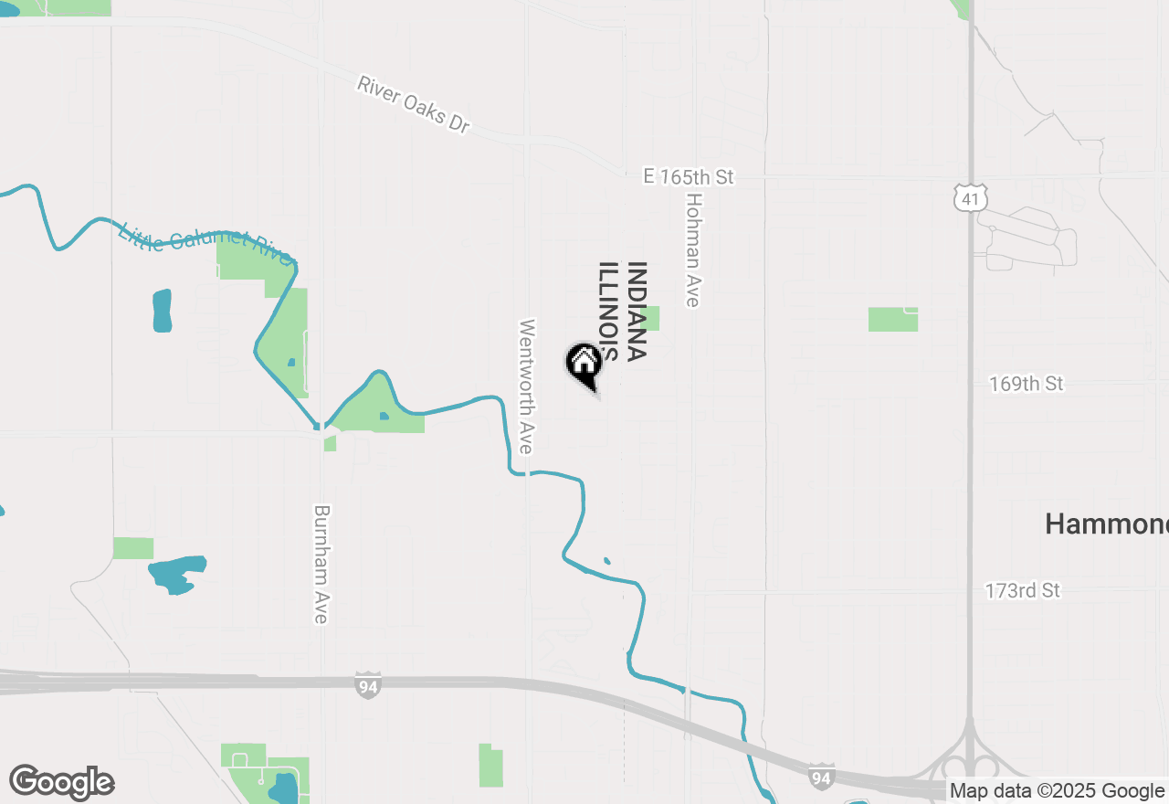 Map of 40 166th Place, Calumet City, IL 60409