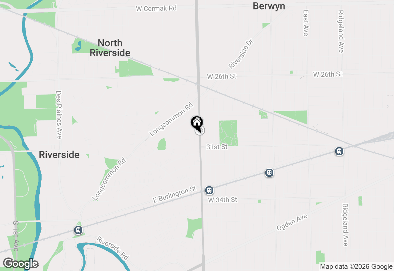 Map of 3014 Harlem Avenue #G, Riverside, IL 60546