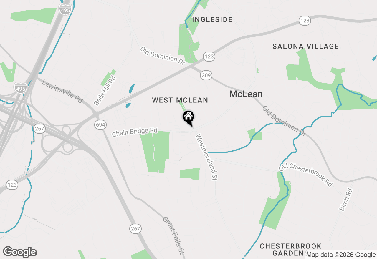 Map of 1600 Chain Bridge Road, Mclean, VA 22101