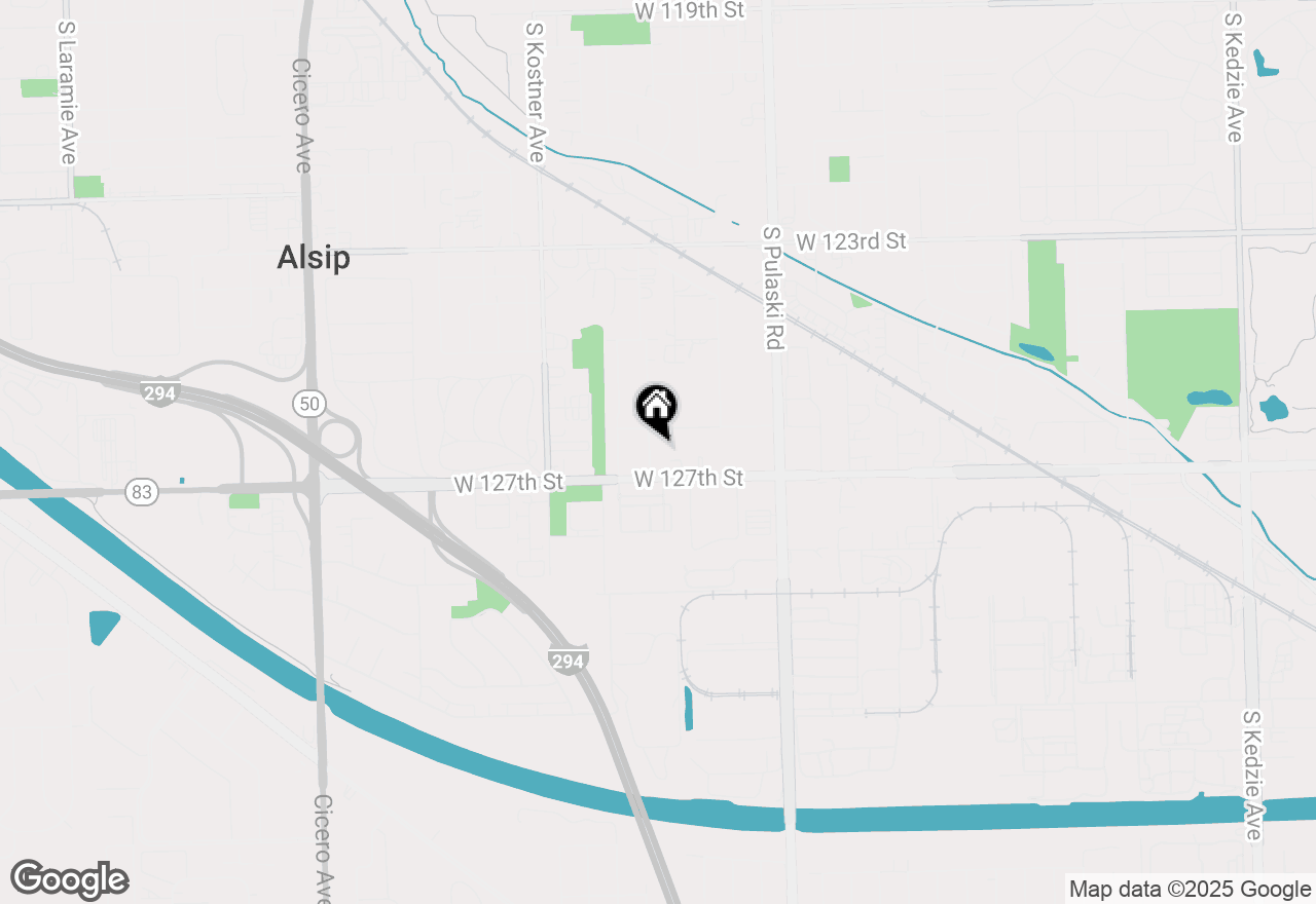Map of 12625 S Keeler Avenue, Alsip, IL 60803