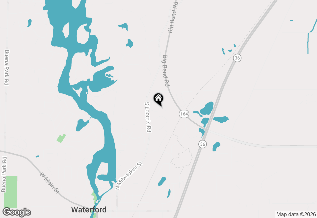 Map of 663 East Bluff Cir, Waterford, WI 53185