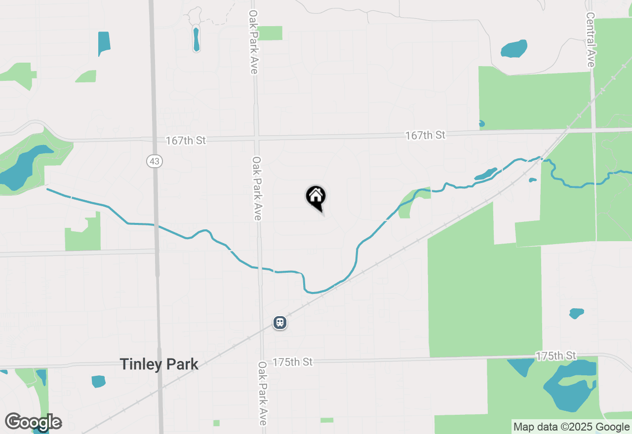 Map of 6544 Ravinia Drive, Tinley Park, IL 60477