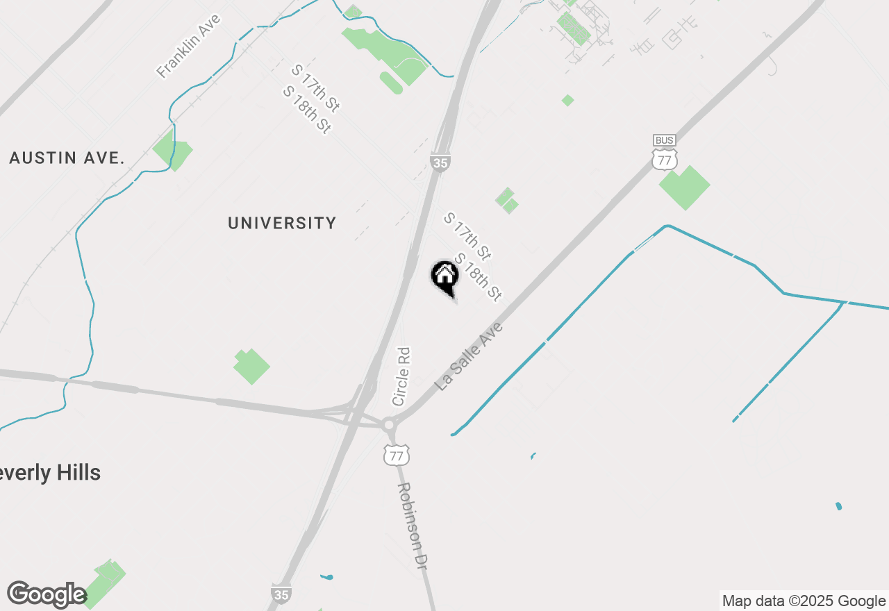 Map of 1919 S 20a Street, Waco, TX 76706