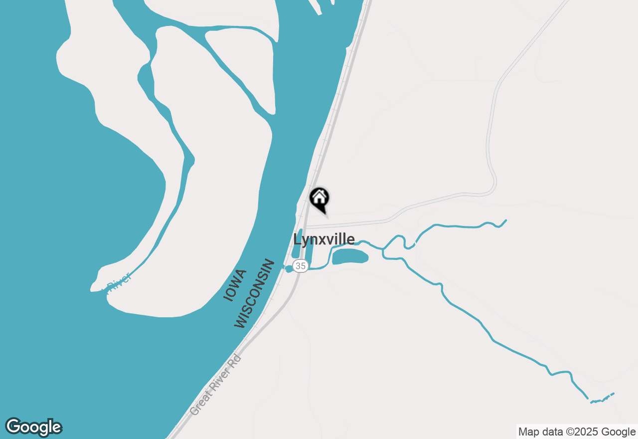 Map of 415 Bench Street, Lynxville, WI 54626