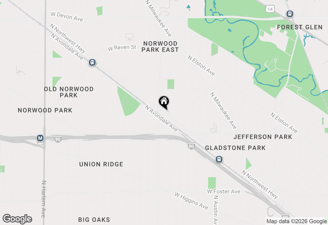 Map of 5729 N Northwest Hwy., Chicago, IL 60646