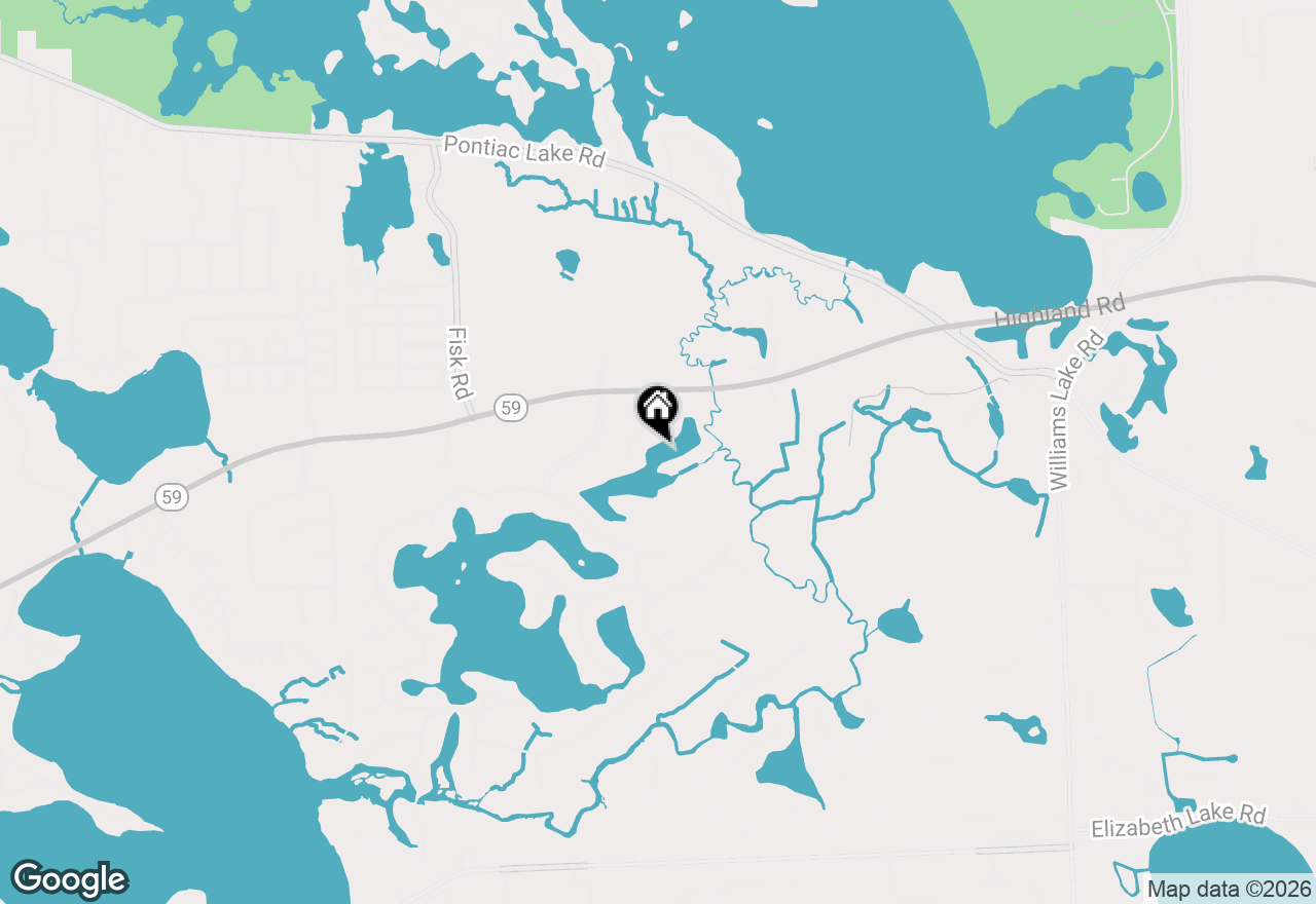 Map of 9056 Rhyan Road, White Lake, MI 48386