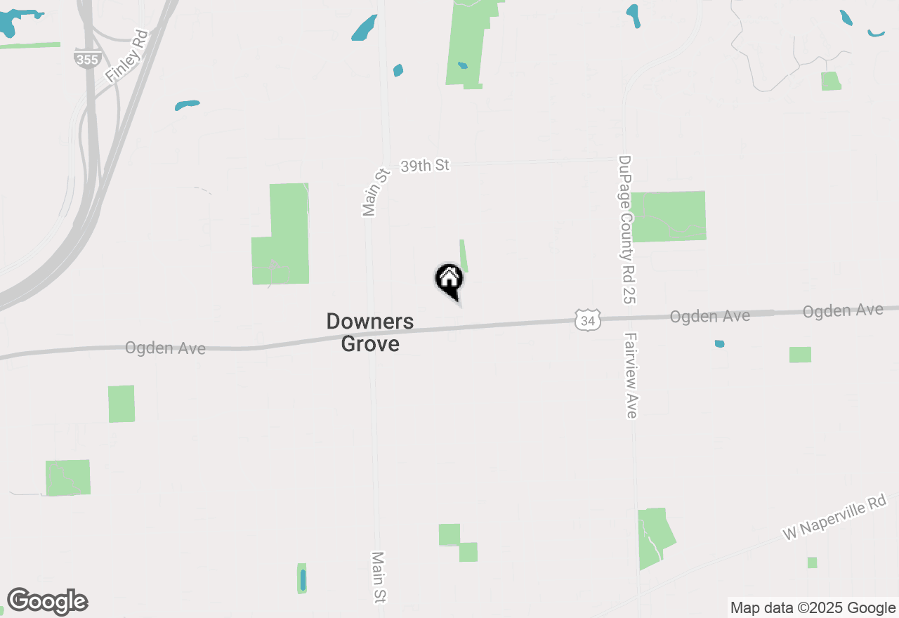 Map of 4237 Washington Street, Downers Grove, IL 60515