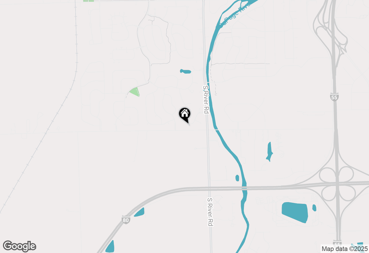 Map of 21438 Woodland Way, Shorewood, IL 60404